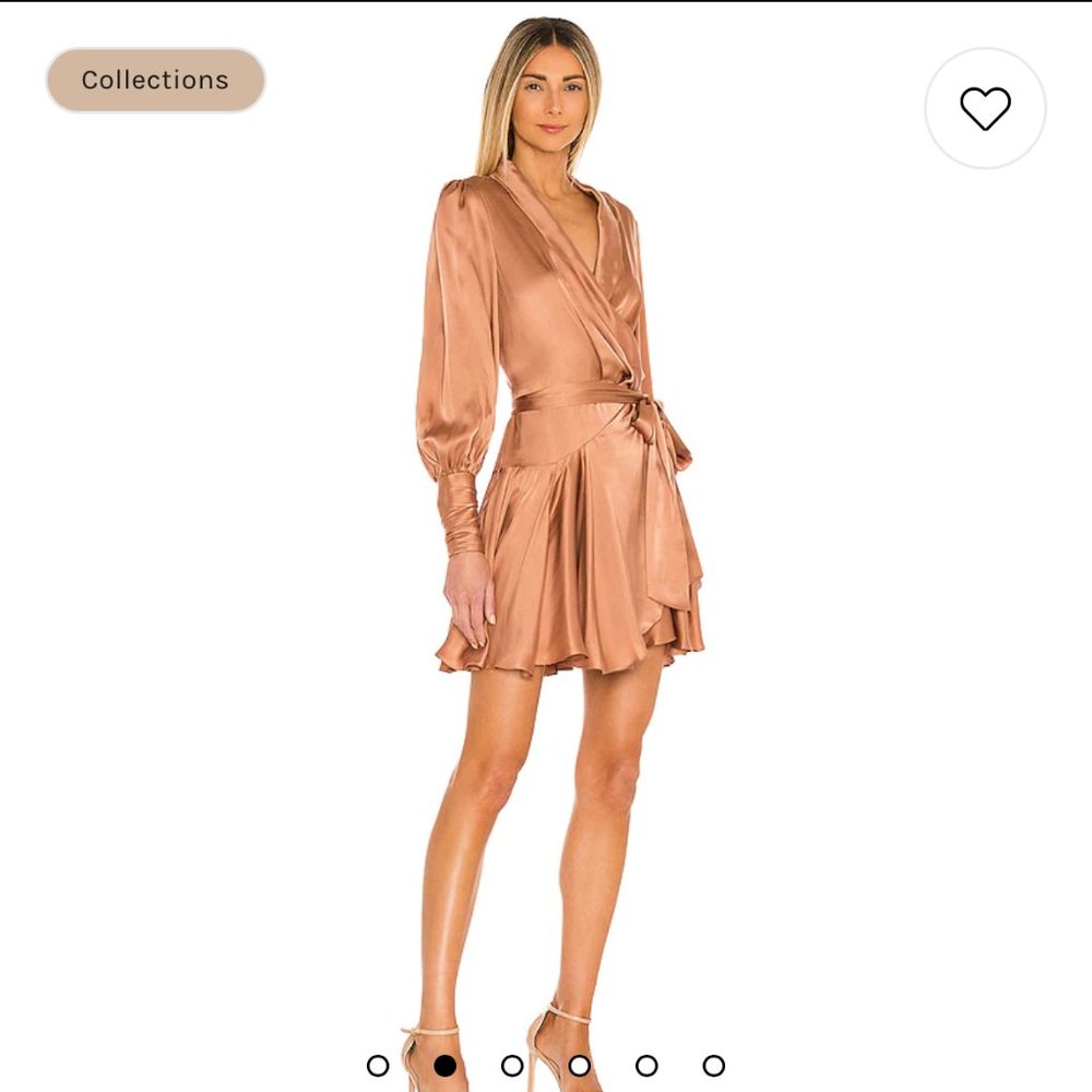 Zimmermann Silk Wrap Dress